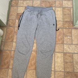 Grey Polo Sweatpants