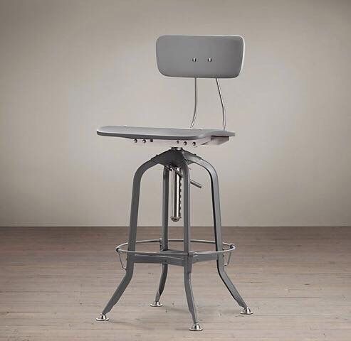 Restoration Hardware Grey Adjule Counter Stools 4 Total For Restoration Hardware Grey Adjule Counter Stools 4 Total For In Miami Fl Offerup
