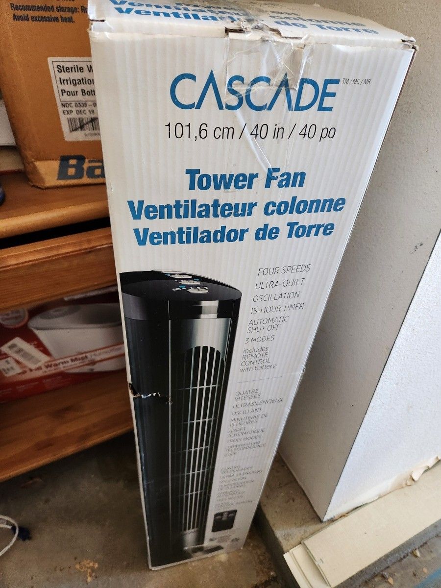 Cascade tower Fan