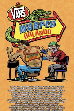 Warped tour ticket Orlando 