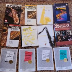 18 Saxophone Jazz Music Books