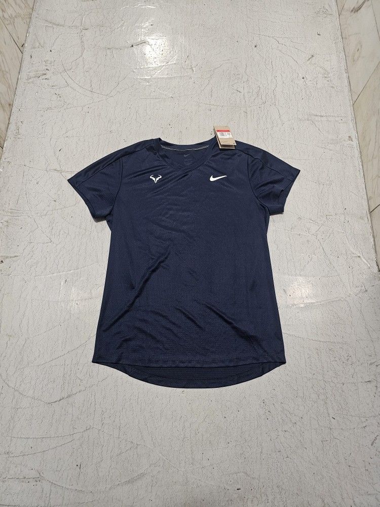 Nike Rafa Challenger Tennis Shirt Obsidian L