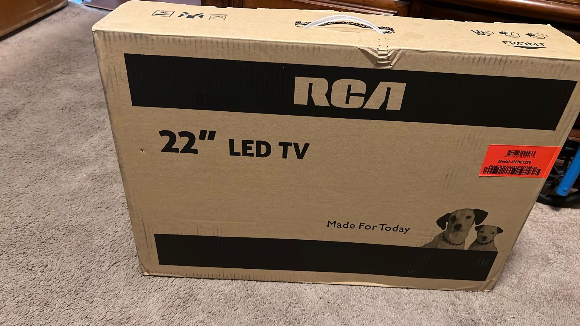 22 Inch Flat Screen Television Brand New In Its Box, Great For Small Bedroom, Office Or Kitchen.!. 