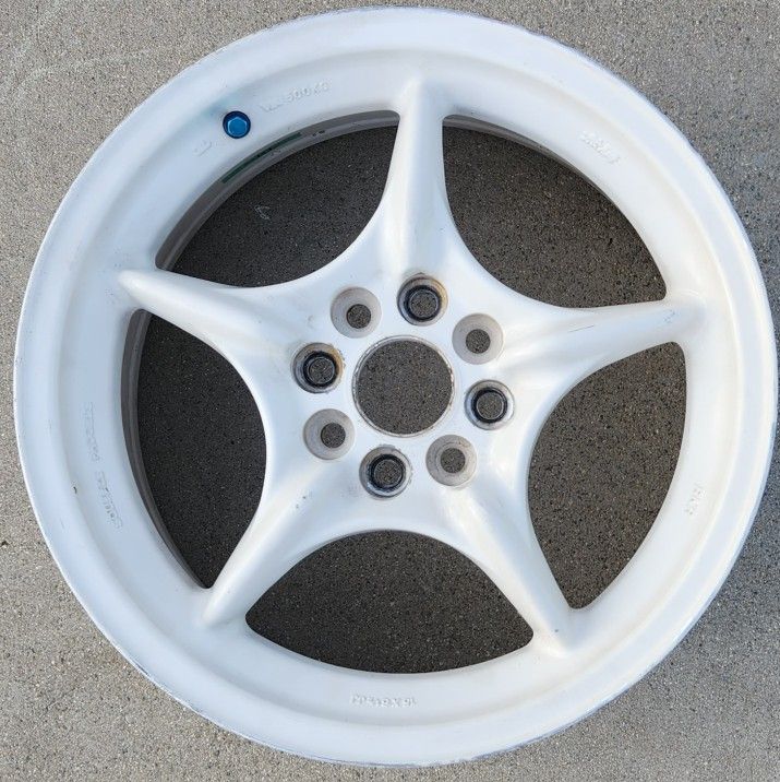 Mugen RNR Wheel Rim Integra Jdm Japan Crx White 15x6.5 +38 Offset 4x100