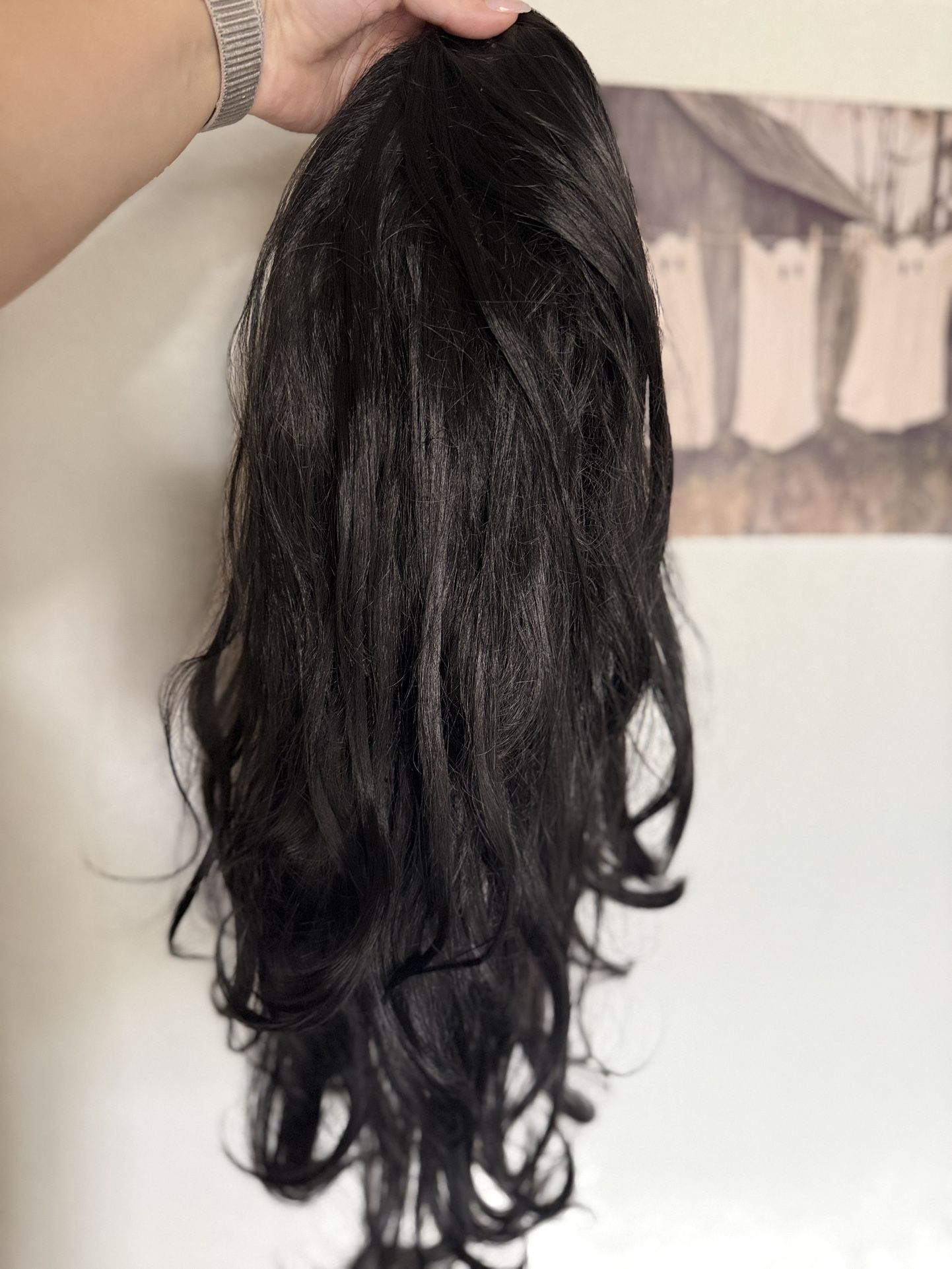 Black Long Wig 