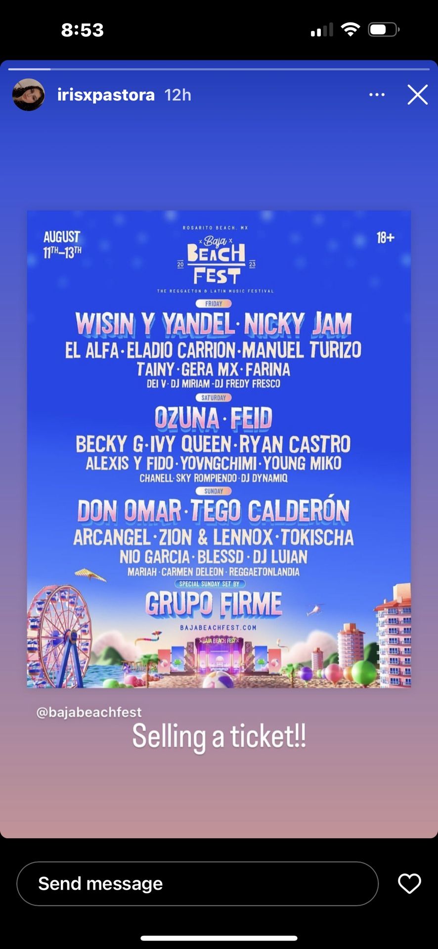 Baja Beach Fest Tickets 2023