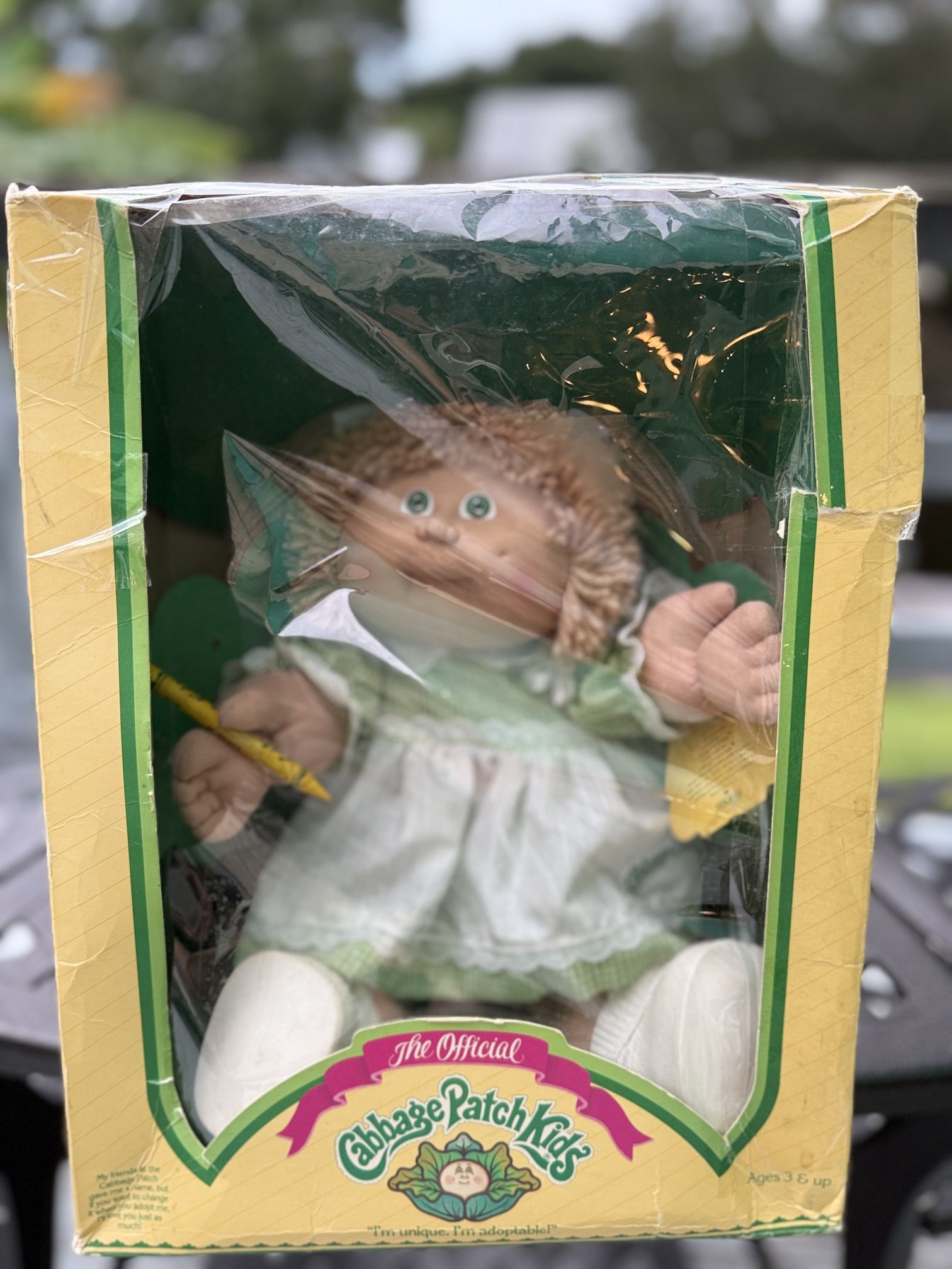 Authentic Cabbage Patch Kids Doll With Signature