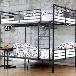 Full Over Full Bunk Bed - Mattress Sold Separately 