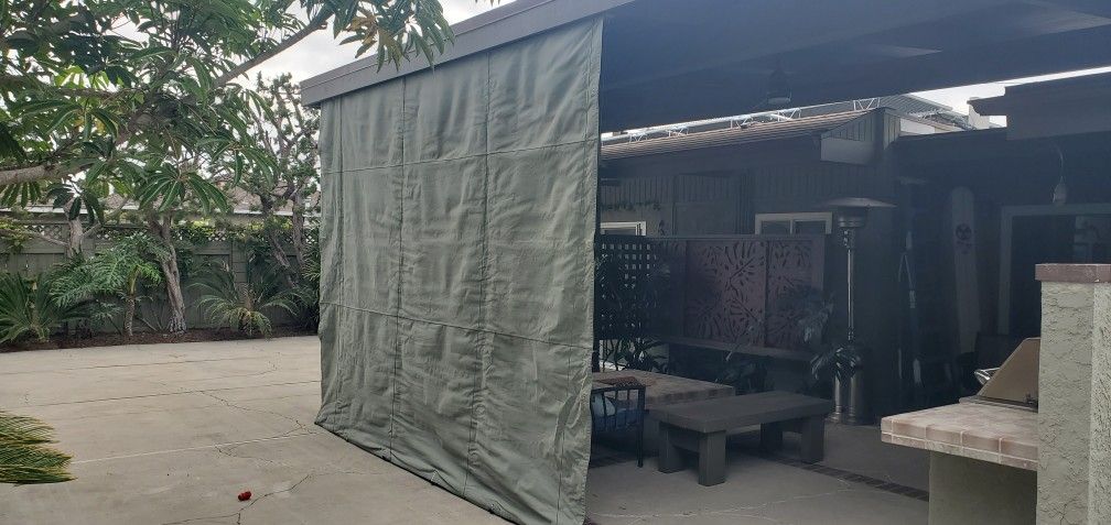 10x13 Canvas Tarp Heavy Duty Roll Up