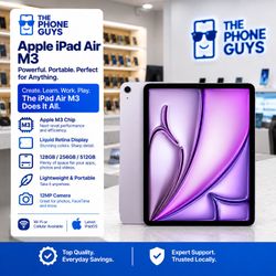 Apple - 11-inch iPad Air M3 chip Built for Apple Intelligence (WiFi) (New) - $1 Down Payment Plan Available