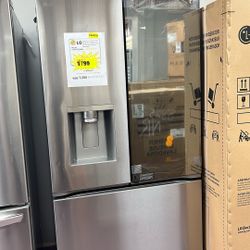 Refrigerator Stainless Steel 36” With InstaView 