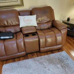 Lazy Boy Soda Love Seat All Recline Electric 