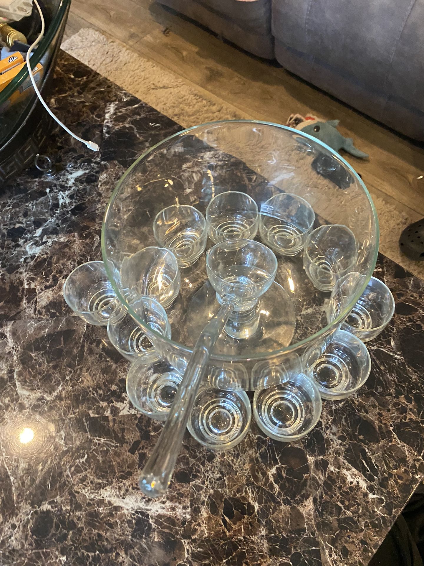 12 Cup Punch Bowl