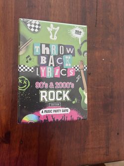 Boards Games Rock Music Trivia Game