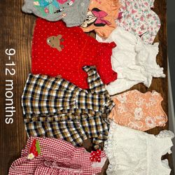 Baby Girl Clothes 9-12m