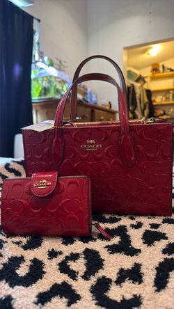 Coach Nina small tote and wallet