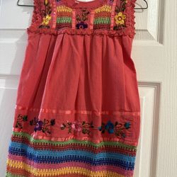 Mexican Artisanal Embroidered Dress