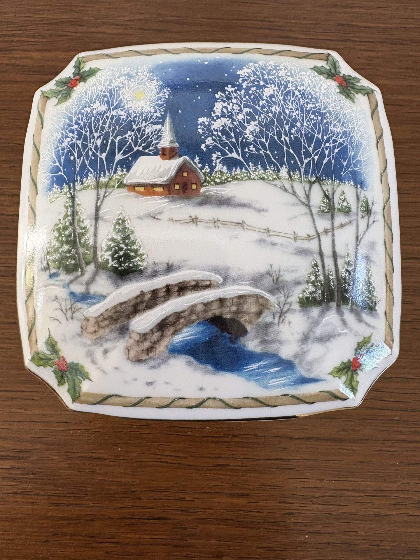 Porcelain Musical Jewelry Box