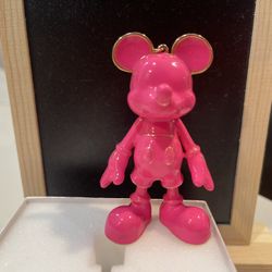 Baublebar Disney Mickey Mouse Bag/Backpack Charm Keychain Hot Pink New
