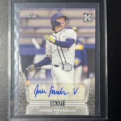 2020 Leaf Rookie Jesse Franklin Auto