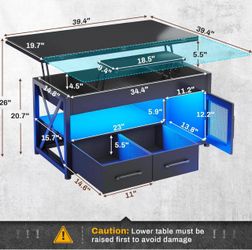 Lift Top Coffee Table