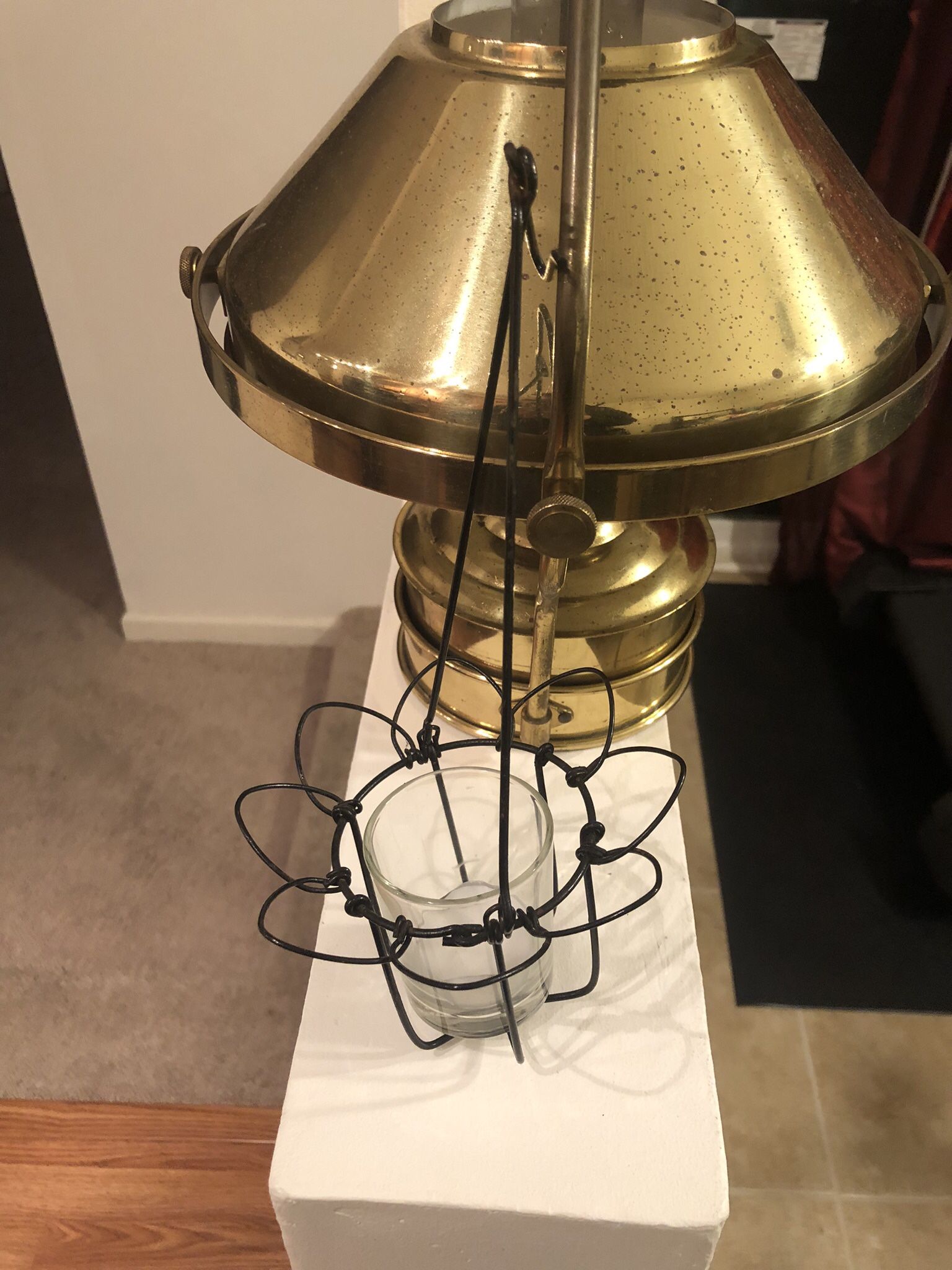 Brass Oil Lamps- Sailboat 