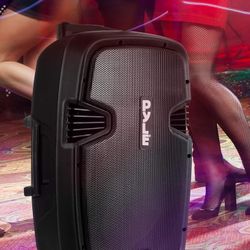 Pyle Karaoke Portable PA Speaker System - 1600W Bluetooth, Rechargeable Battery