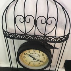 NY Wrought Iron Train Station Clock 