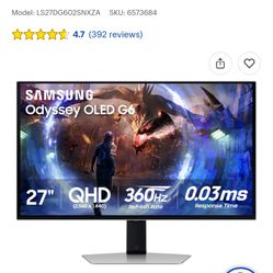 Samsung QD OLED Gaming Monitor