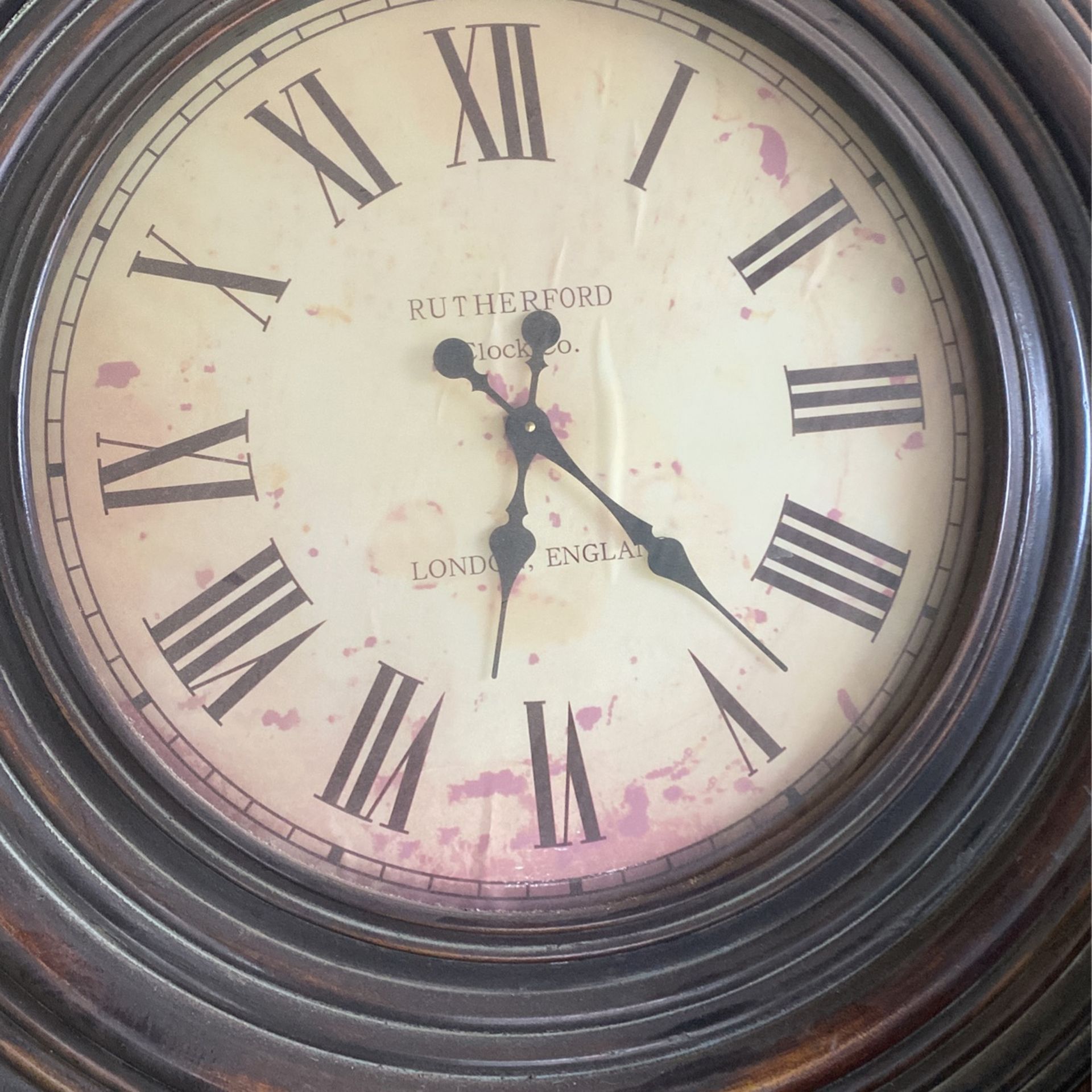 Rutherford Clock Co. London England
