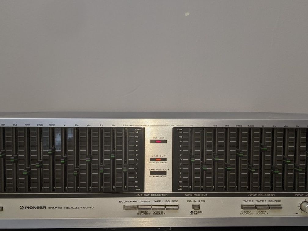 Vintage Pioneer SG-60 Graphic Equalizer