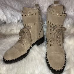 Women's Jennifer Studded Combat Boots