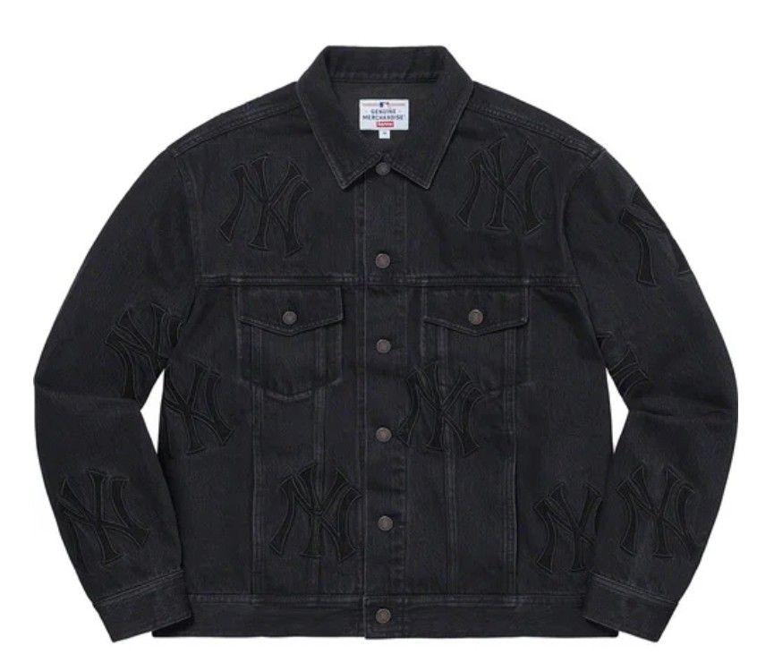 Supreme X Yankees Denim Jacket Large