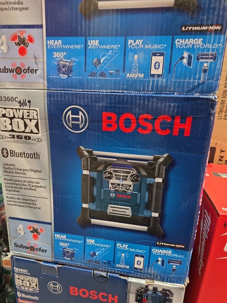 Bosch Power Box Speaker Bluetooth Outlet