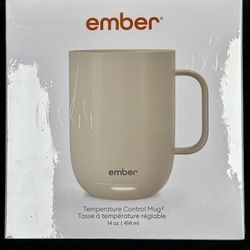 Ember Mug 2 Smart App Controlled Heated Coffee Cup - 14oz SandStone