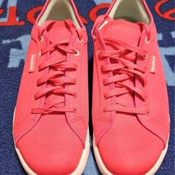 Used Women's Reebok Skyscraper Pink Sneakers M42890, Women's Size 8.5