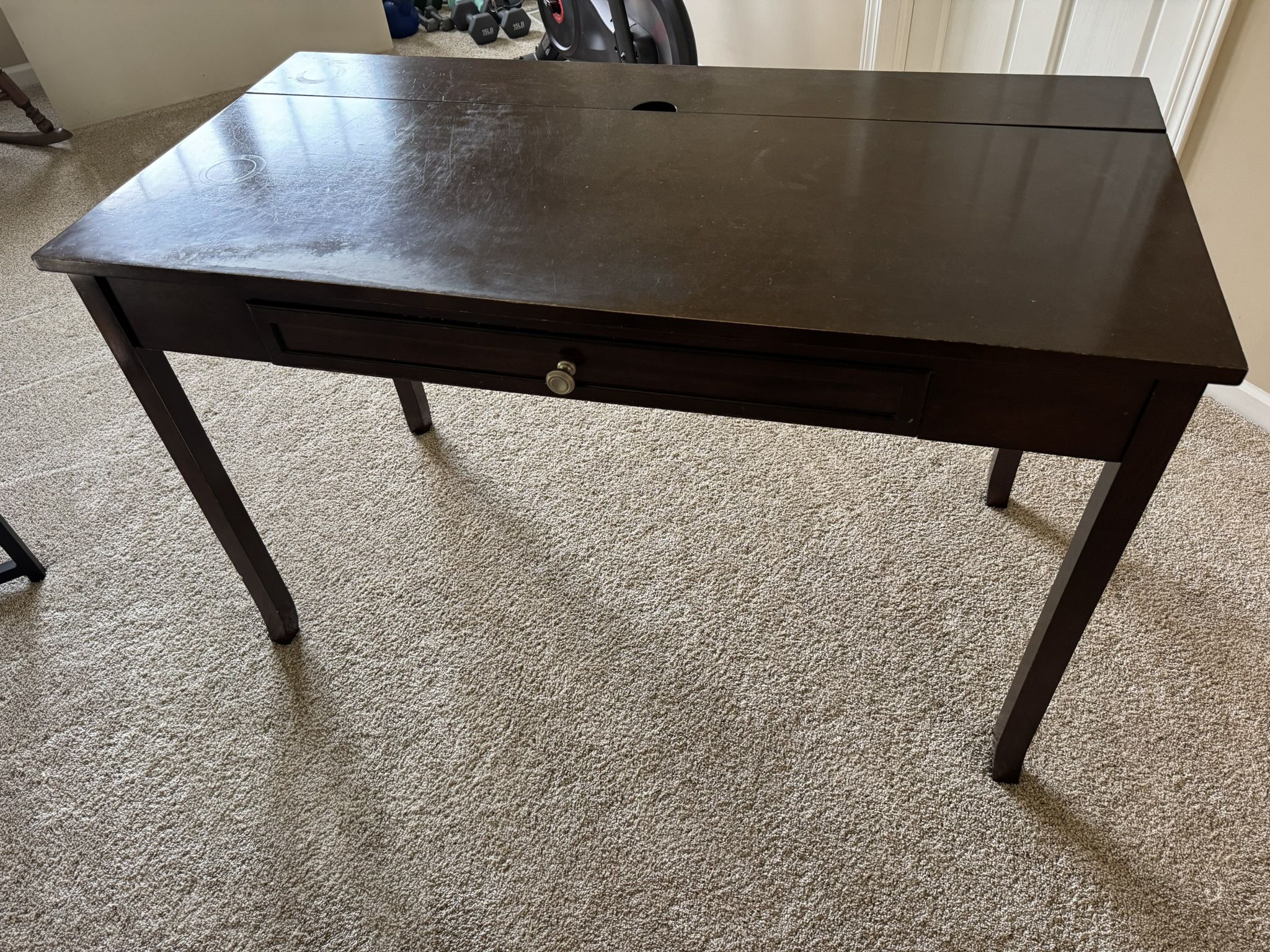 Wood Desk - Computer