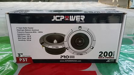 3' JCPOWER Bullet's Tweeters 🎶🔊💪🏻