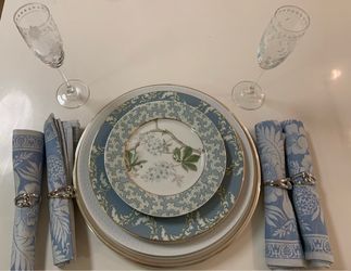 2 sets Williams Sonoma × Sanderson Country Woodland Table Setting Collection