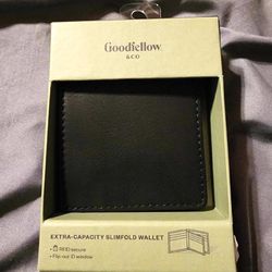 New Goodfellow Slimfold Wallet (Black)