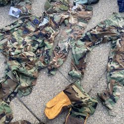 Military Clothing / Gear / Bags / Parka / Lot / Air Force / Army / Navy / Marine 