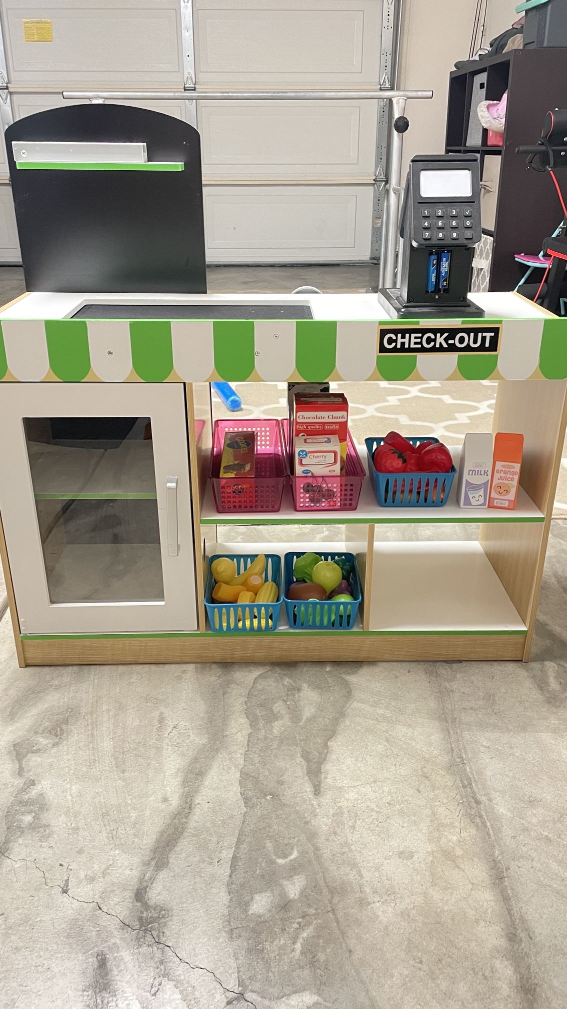 Kids Stand Up Wooden Cash Register 