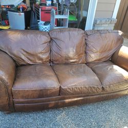 Natuzzi Leather Couch