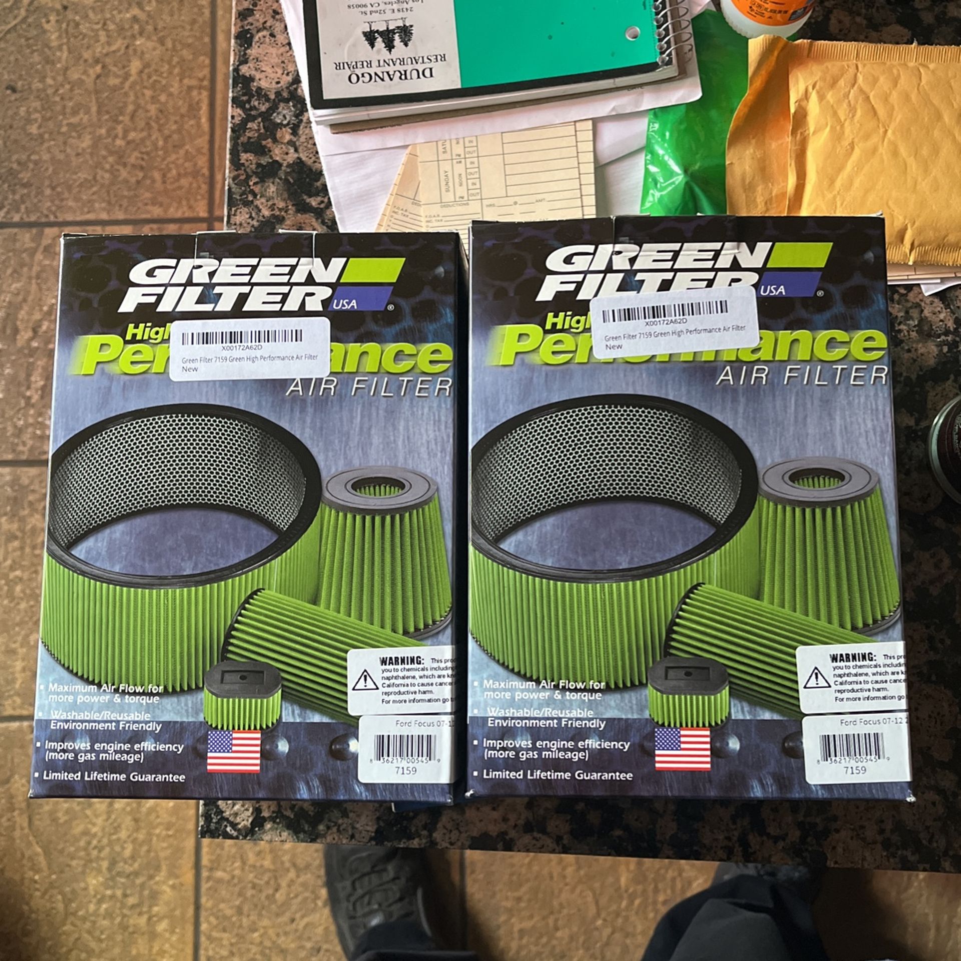 Green Filter 7159 focus St Air Filter