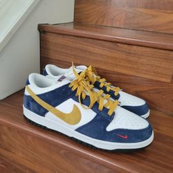 Nike Dunk Low Kasina Industrial Blue 80's Bus size 11 REAL no Box Or Extra Laces 