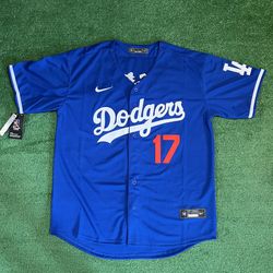 Los Angeles Dodgers Shohei Ohtani Blue Japanese Jersey