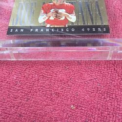 Joe Montana Salutes Card