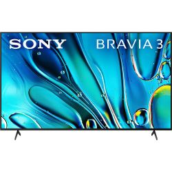  Sony K85S30 85” BRAVIA 3 S30 4K HDR Google TV