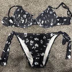 Black & White Bathing Suit