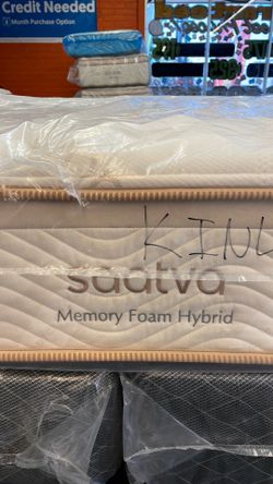 King Mattress Saatva Memory Foam Hybrid( more than 50% OFF ‼️)